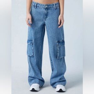 Pacsun low waist baggy cargo jeans